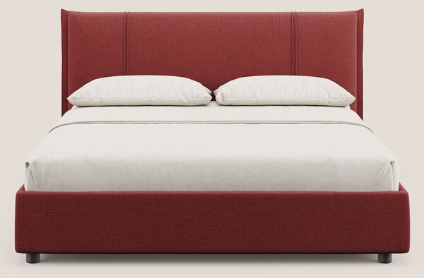 Alicia letto imbottito con vano contenitore in tessuto impermeabile T1