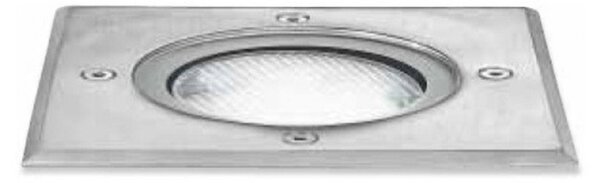 Faretto incasso acciaio gea led skeiron ges261 led ip67 spot terra quadrato calpestabile esterno gx53 - Gea Led
