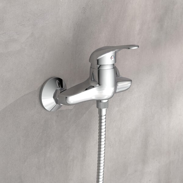Miscelatore doccia SCHÜTTE CALVINO, rubinetto bagno, miscelatore doccia in cromo