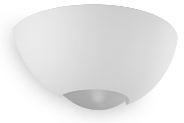 Applique gesso belfiore 9010 filla 9207.41 e27 led lampada parete biemissione classica moderna - Belfiore - 9010