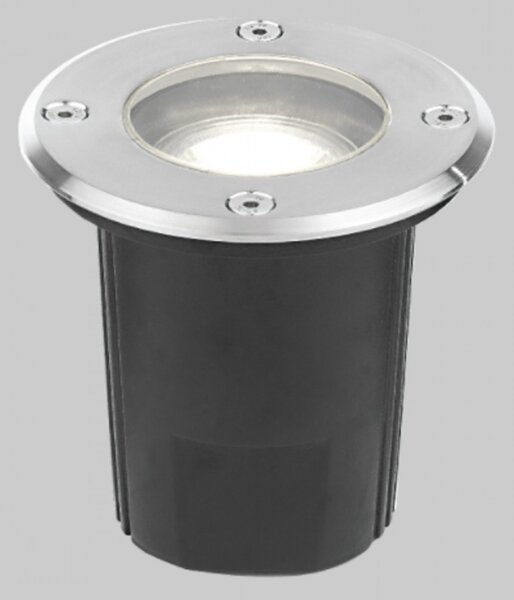 Faretto incasso led moderno pan international king est001 gu10 tondo calpestabile esterno ip67 - Pan International