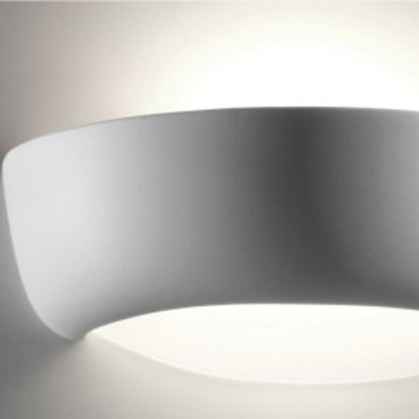 Applique gesso belfiore 9010 agale 8215.41 e27 led biemissione lampada parete classica moderna - Belfiore - 9010