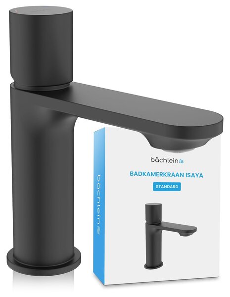 Miscelatore monocomando per bagno, colore nero opaco