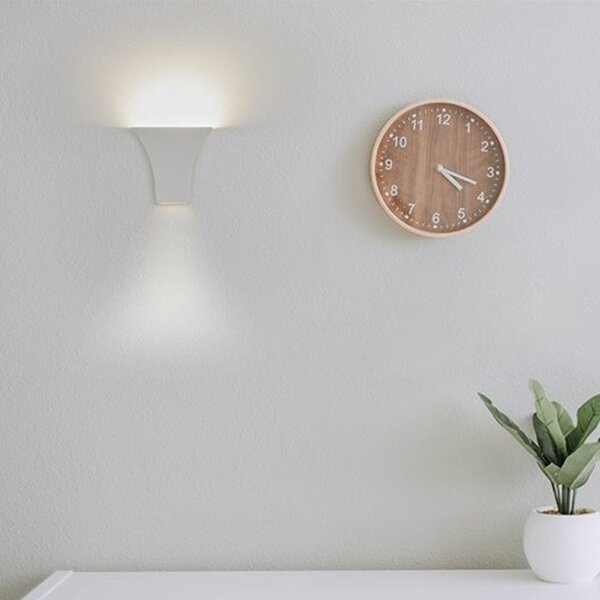 Applique gesso belfiore 9010 estia flex 2013.52 g9 led biemissione lampada parete classica moderna - Belfiore - 9010