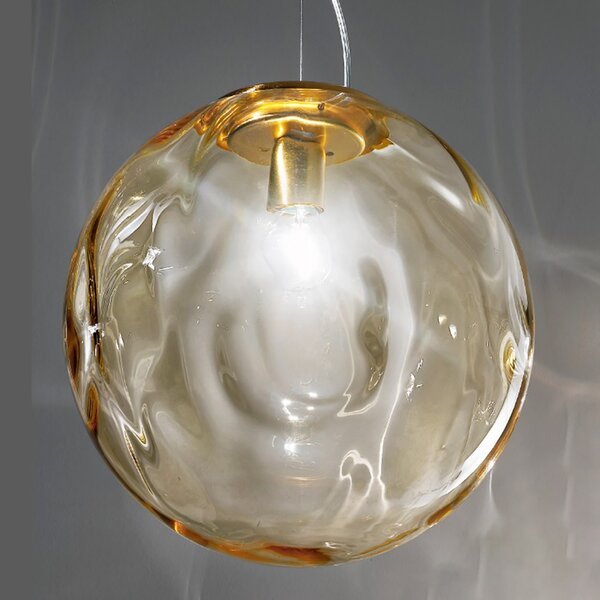 Lampadario classico due p illuminazione 2585 e27 e14 led vetro sospensione - Due P Illuminazione