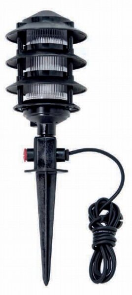 Lampada picchetto lampadari bartalini minilite 6002 p blk db.0011 e27 led duralighting lampada terra - Lampadari Bartalini Esterno