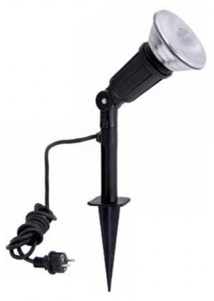 Lampada picchetto lampadari bartalini par 38 1 p blk db.0012 e27 led duralighting lampada terra orientabile - Lampadari Bartalini Esterno