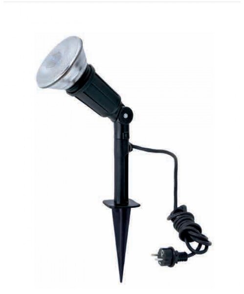Lampada picchetto lampadari bartalini par 38 1 p blk db.0012 e27 led duralighting lampada terra orientabile - Lampadari Bartalini Esterno