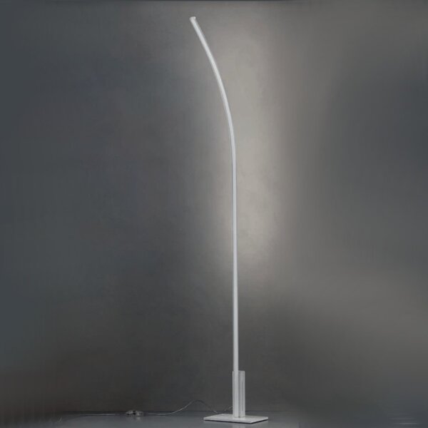 Piantana moderna fratelli braga traccia 2053 t1a 10 led metallo metacrilat - Fratelli Braga