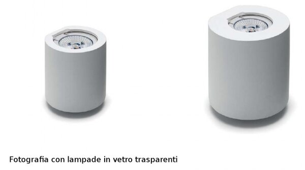 Applique gesso belfiore 9010 lonia 2453 2547 gu10 led lampada parete - Belfiore - 9010