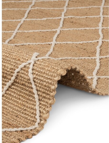Tappeto di colore naturale in iuta tessuto a mano 120x180 cm Kunu – Hanse Home