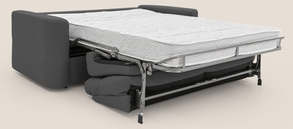 Cupido Divano letto materasso H18 cm e schienale alto in tessuto imper