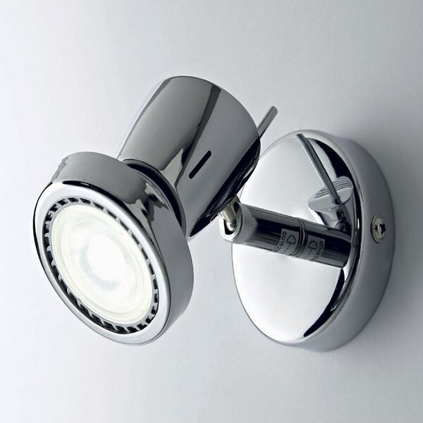 Outlet spot illuminando eros 1 gu10 7w led 3000°k faretto orientabili metallo - Lampadari Bartalini Outlet
