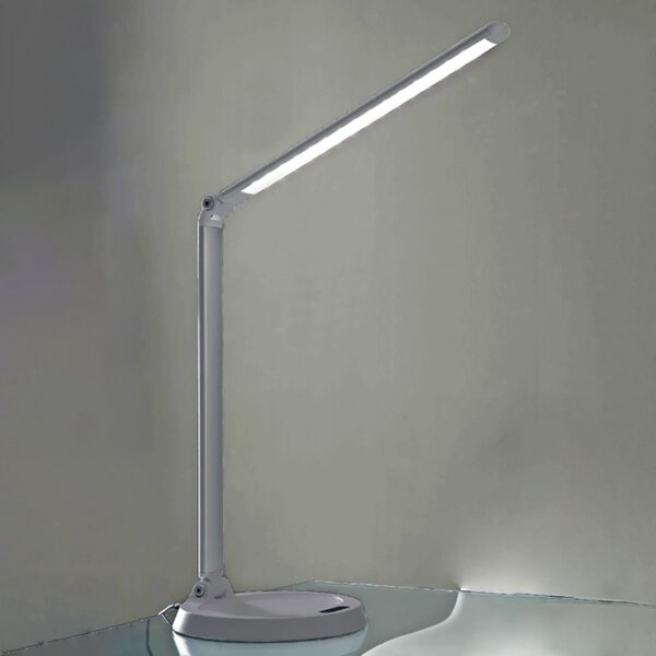 Abat-jour illuminando delta 6w led 440lm 3000°k abs dimmerabile lampada tavolo scrivania ip20 - Illuminando