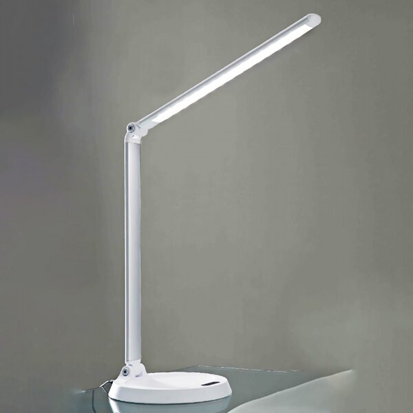 Abat-jour illuminando delta 6w led 440lm 3000°k abs dimmerabile lampada tavolo scrivania ip20 - Illuminando