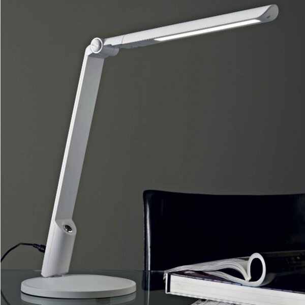 Abat-jour illuminando estra 9w led 3000°k 750lm abs dimmerabile lampada tavolo scrivania ip20 - Illuminando