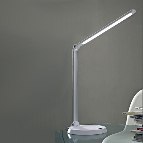 Abat-jour illuminando delta 6w led 440lm 3000°k abs dimmerabile lampada tavolo scrivania ip20 - Illuminando