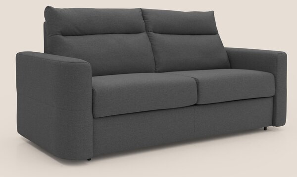 Cupido Divano letto materasso H18 cm e schienale alto in tessuto imper
