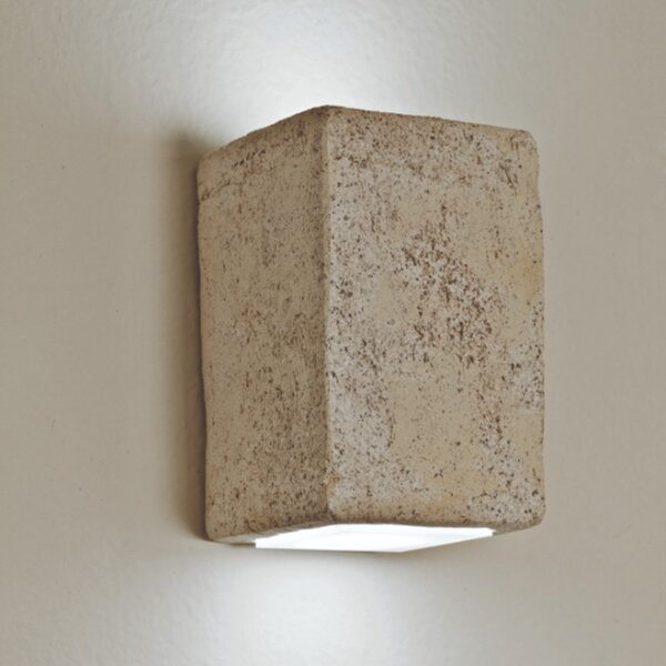 Applique toscot smith p123c 95° led 1.7w 3000°k ip65 lampada parete biemissione rustica esterni - Toscot