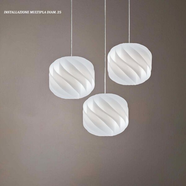 Lampadario linea zero globe gl s e27 led polilux bianco lampada soffitto moderna - Linea Zero