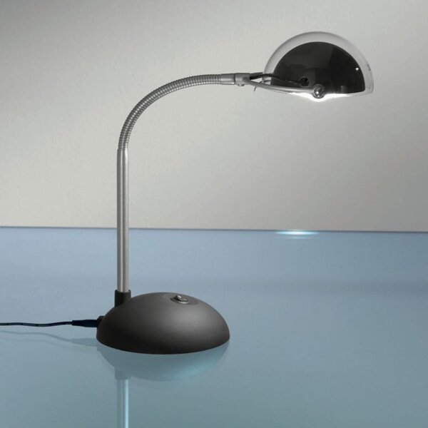 Outlet abat-jour illuminando et 5w led 420lm 4000°k lampada tavolo scrivania moderna metallo nero alluminio interno ip20 - Lampadari Bartalini Outlet