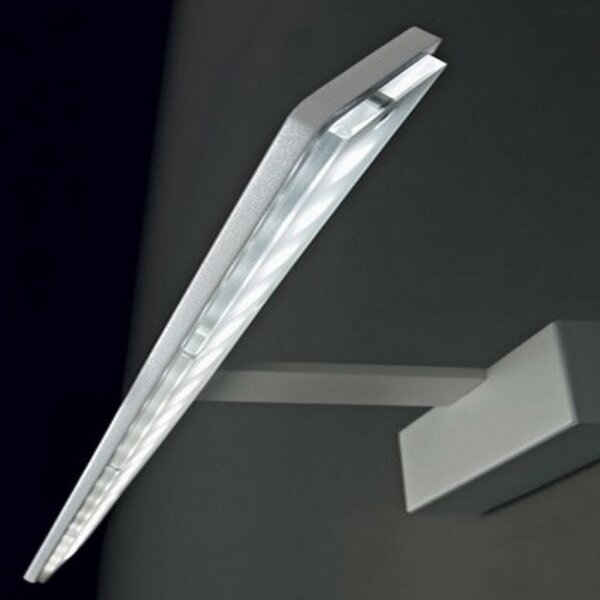 Applique illuminando ala g 18w led 1.656lm 3000°k lampada parete specchio quadro moderno metallo bianco plixiglass interno - Illuminando