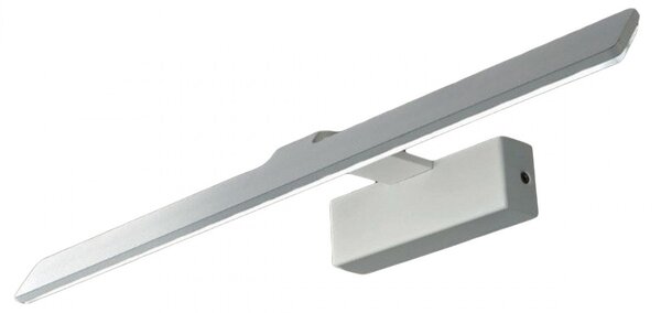 Applique illuminando ala g 18w led 1.656lm 3000°k lampada parete specchio quadro moderno metallo bianco plixiglass interno - Illuminando