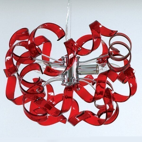 Lampadario moderno padana lampadari trudy 273 sp e14 led vetro sospensione - Padana Lampadari