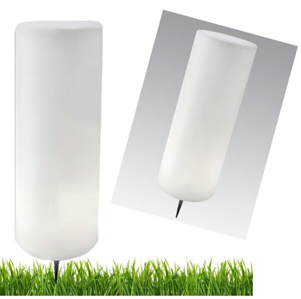 Lampada terra moderna livos roller 382 02 e27 led resina piantana - Livos