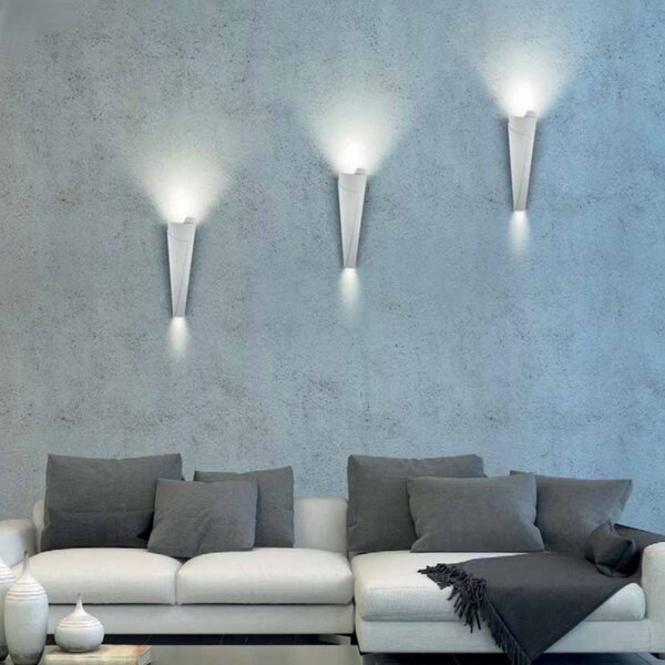 Applique gesso belfiore 9010 pergamena 2602a.41 e27 led lampada parete - Belfiore - 9010