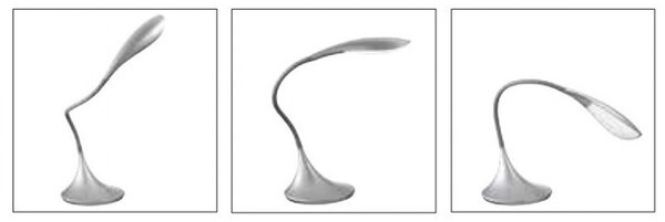 Abat-jour moderna gea luce nunki gls002 led materiale sintetico lampada scrivania - Gea Luce