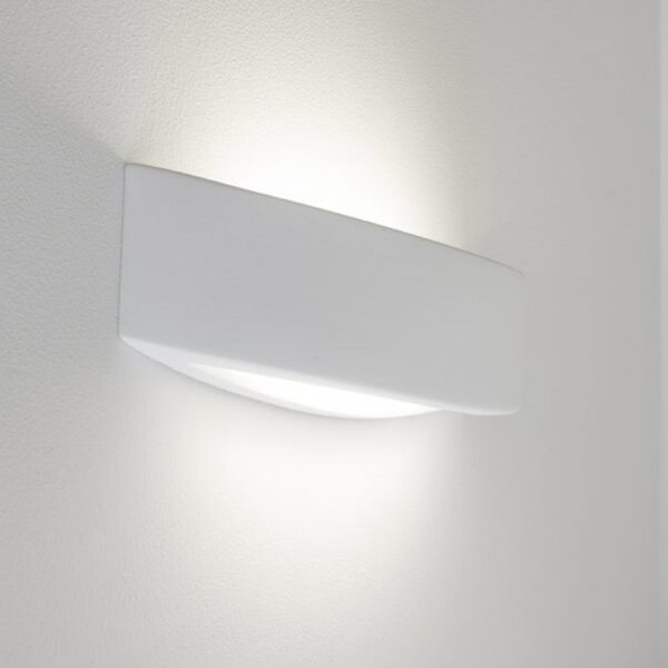 Applique gesso belfiore 9010 riete 2604b 41 e27 led lampada parete - Belfiore - 9010