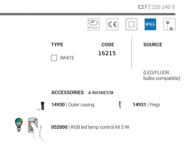 Lampada terra moderno linea light group oh smash fl65 16215 led piantana sfera schiacciata polietilene - Linea Light Group