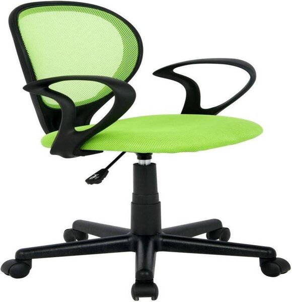 Sedia da ufficio Sedia da scrivania verde/nero H-2408F/1408