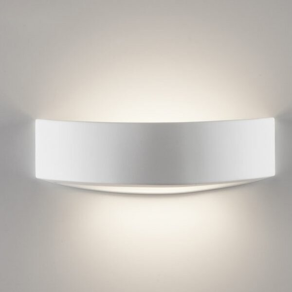 Applique gesso belfiore 9010 riete 2604b 41 e27 led lampada parete - Belfiore - 9010