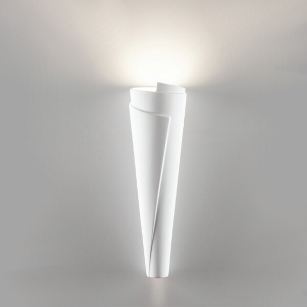 Applique gesso belfiore 9010 pergamena 2602a.41 e27 led lampada parete - Belfiore - 9010