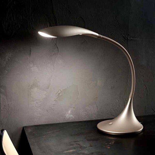 Abat-jour moderna gea luce nunki gls005 led materiale sintetico lampada scrivania - Gea Luce