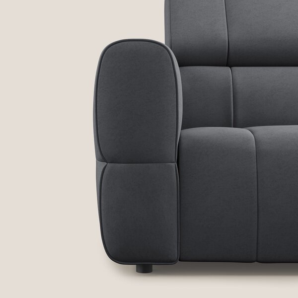 Giotto Divano modulare a 3 sedute con opzione relax elettrico in micro