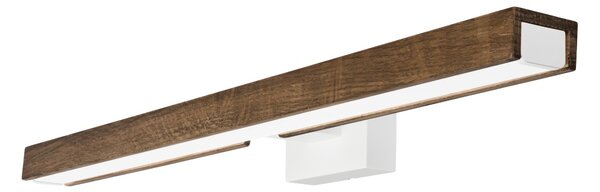 Brilagi-Illuminazione a LED per specchi da bagno WOODY MIRROR LED/12W/230V IP44 quercia/bianco