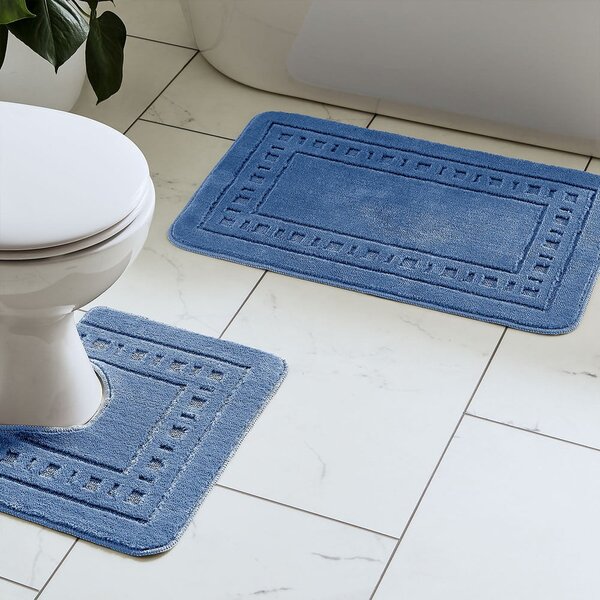 Tappetini da bagno blu in set da 2 Armoni - Catherine Lansfield