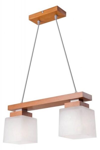 Lampadario a sospensione con filo KUBUS 2xE27/60W/230V