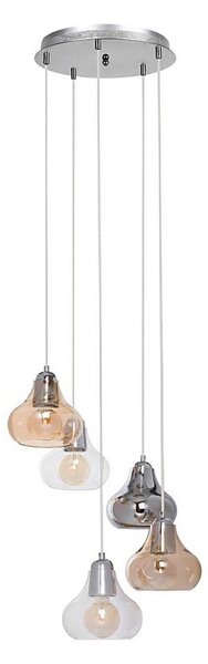 Rabalux 7978 - Lampadario a sospensione con filo JEZABEL 5xE27/60W/230V