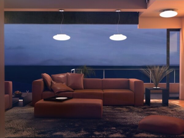 Immax NEO 07056L-LED RGBW Lampadario dimmerabile a sospensione con filo ELIPTICO 3xE27/8,5W/100-240V