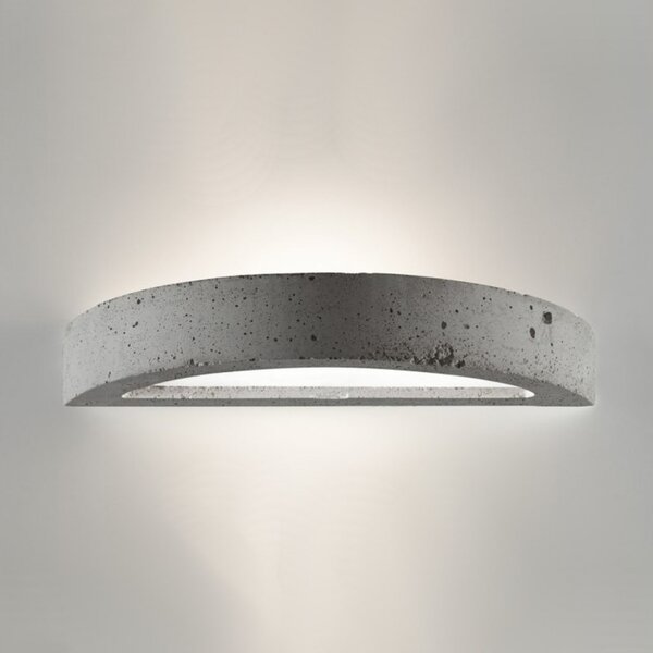 Applique cemento belfiore 9010 erida cem 2455.41 e27 led lampada parete - Belfiore - 9010