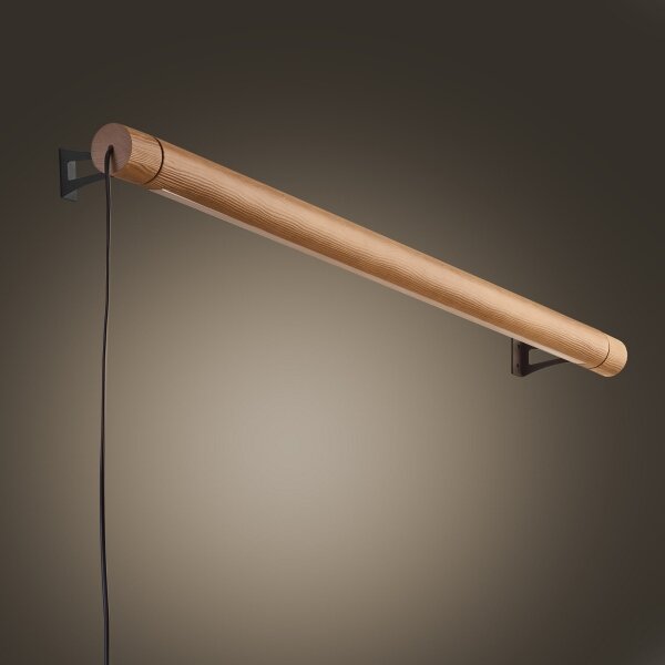 Applique a LED ROLLO LED/30W/230V legno