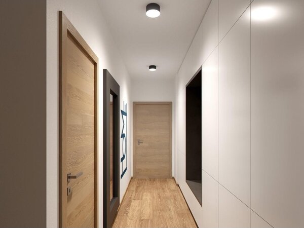 LED2 - Plafoniera LED BUTTON LED/17W/230V antracite