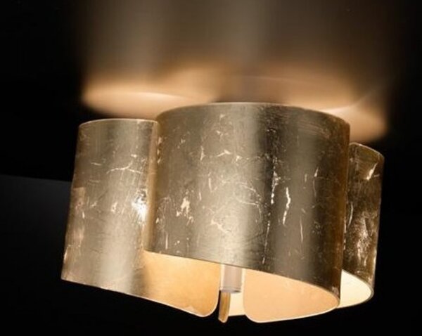 Plafoniera classica selene illuminazione papiro 0374 006 033 e27 led vetro lampada soffitto - Selene Illuminazione