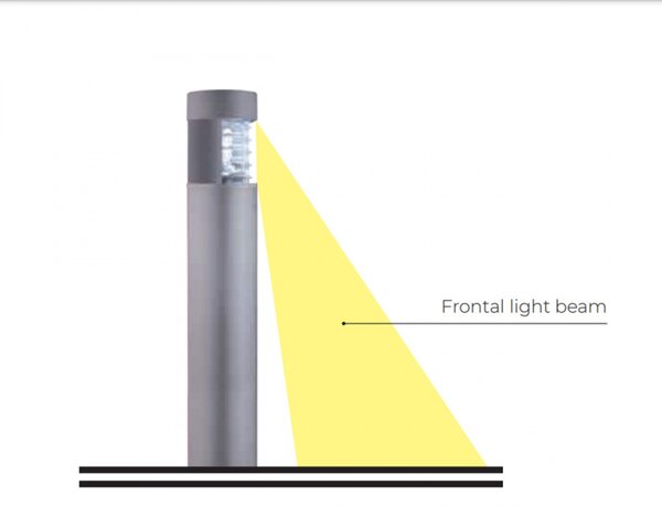 Lampioncino moderno lampadari bartalini bollard 80 half e27 led duralighting lampada terra - Lampadari Bartalini Esterno