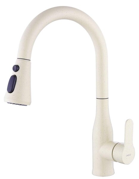 Rubinetto da cucina con doccetta estraibile e 3 getti