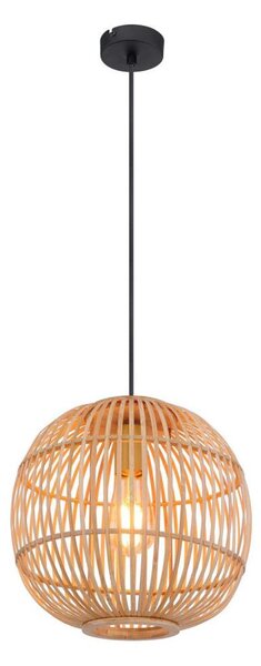 Globo 15368H - Lampadario a sospensione con filo HILDEGARD 1xE27/60W/230V bambù